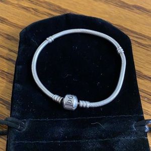 Pandora Moments Silver Bracelet ( 7”)